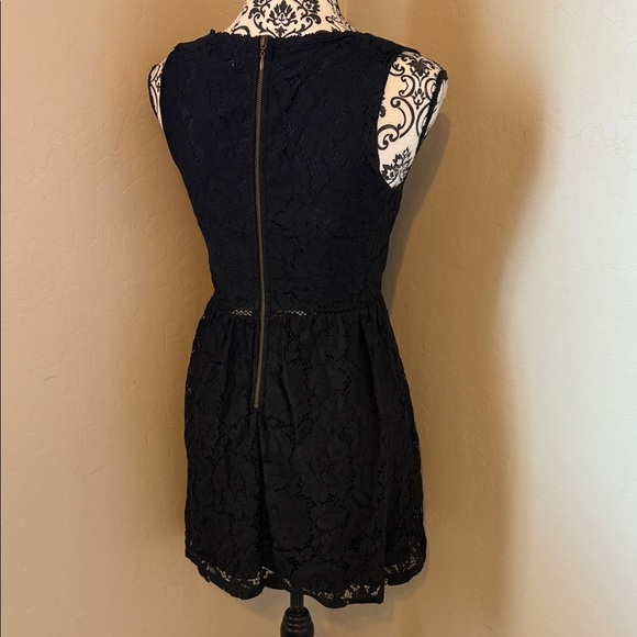 Xhilaration Black Lace Mini Dress - Picture 3 of 3